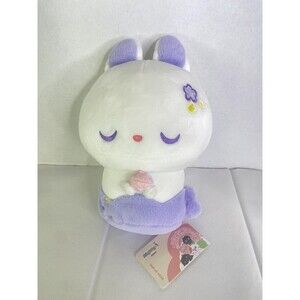 Mewaii Bunny Rabbit Mermaid Kawaii Plush Stuffed Animal Toy White Purple New
